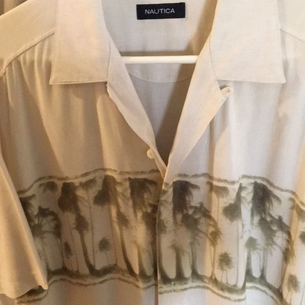 Nautica men’s short sleeve button up